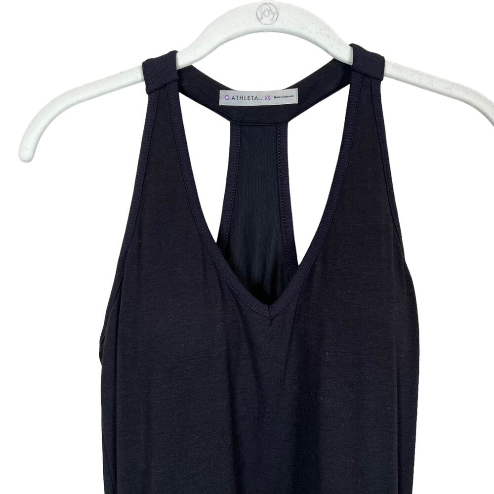 Athleta Racerback Dress in Black Women's XS - Picture 6 of 11